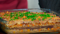 Hacer horno al para dieta como berenjenas